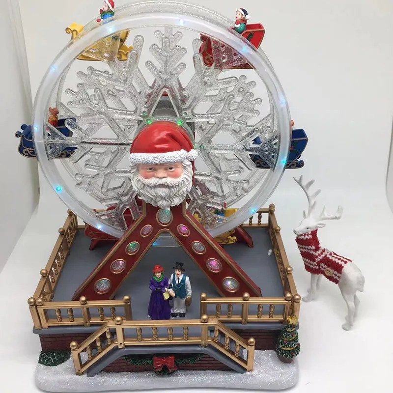 Snow Globe Musical - Spot Transparent Resin Handicrafts Crystal Ball