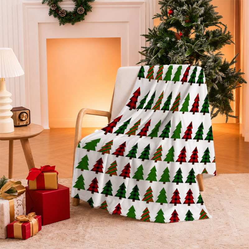 Christmas Plaid Throw Blanket  - đánh giá và giá Christmas Throw Blanket