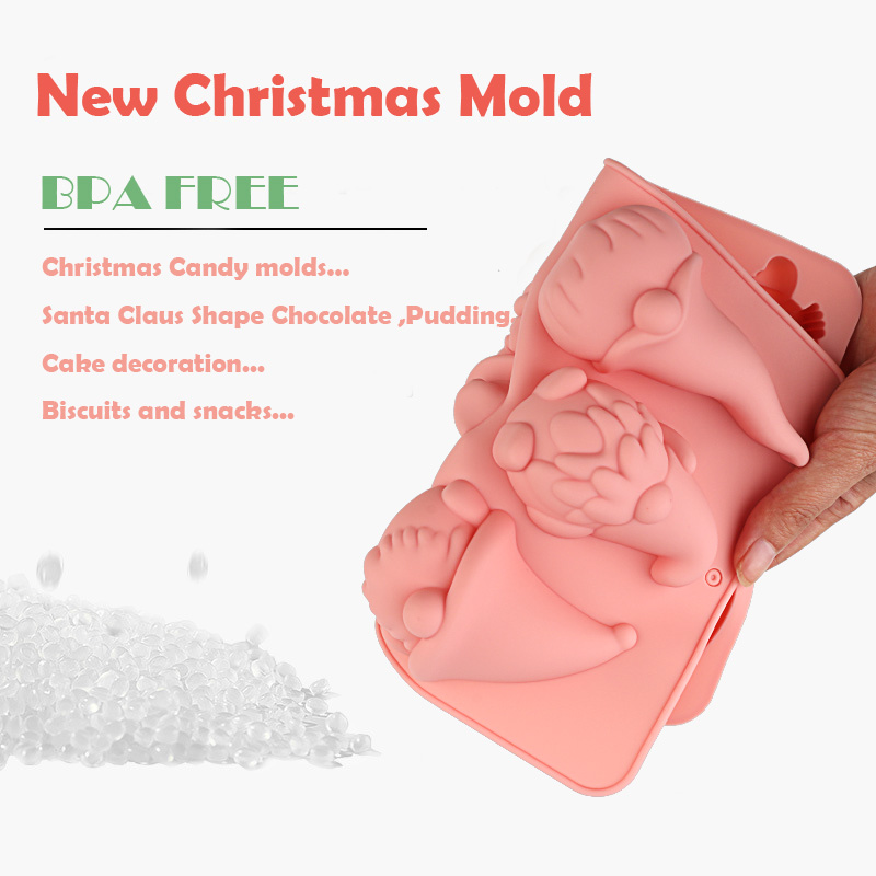 6-Cavity Christmas Gnome Cake  - đánh giá và giá Holiday Candle Set