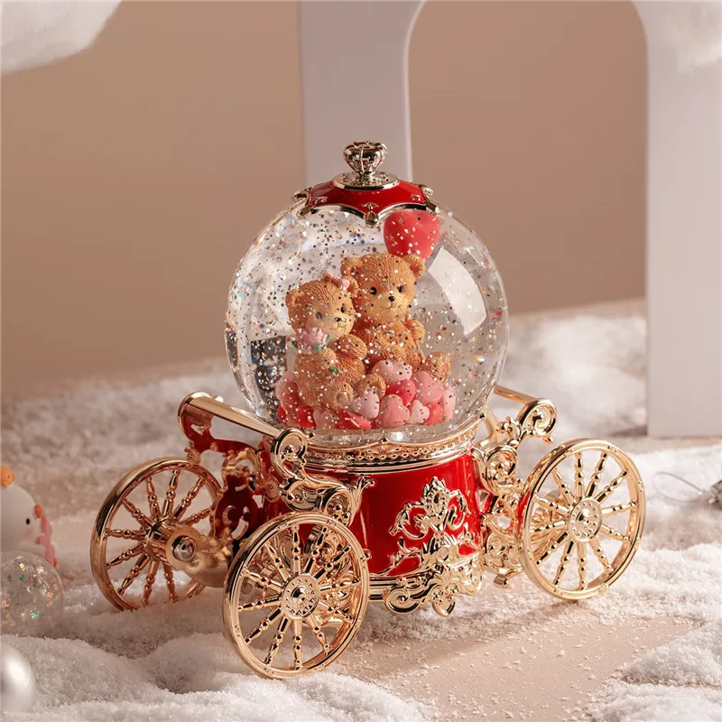 Rotating Crystal Ball Snow Glo - đánh giá và giá Snow Globe Musical