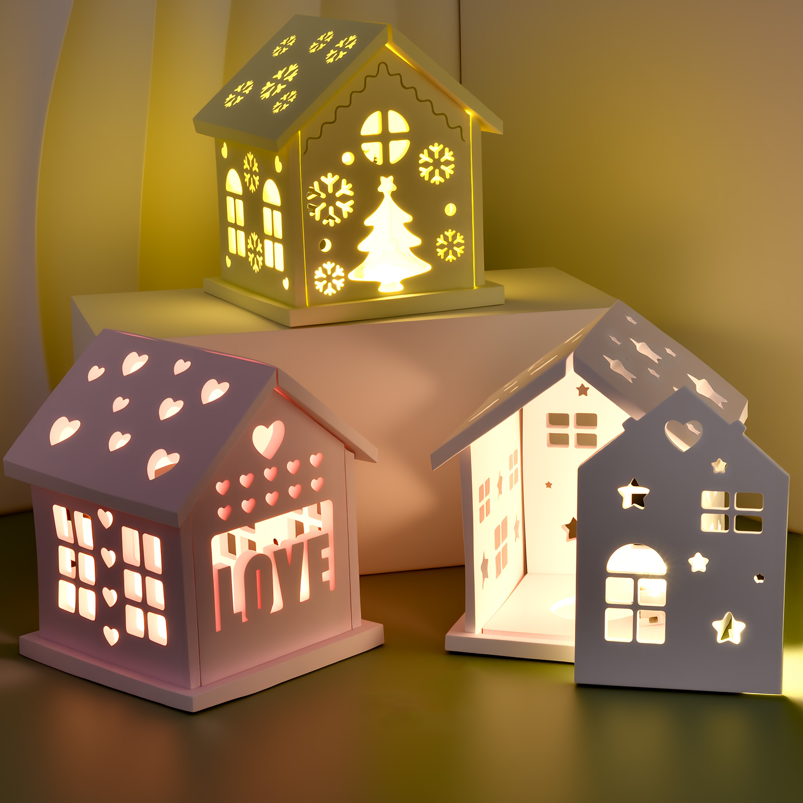 3D House Silicone Mold DIY Chr - đánh giá và giá Holiday Candle Set
