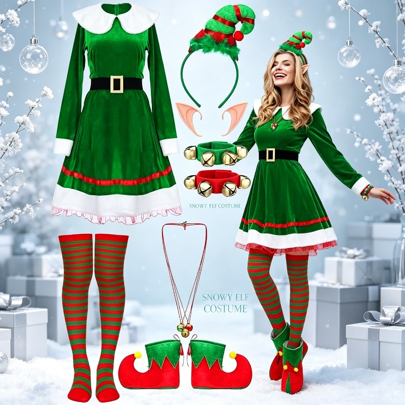 Women Christmas Elf Costume Se - đánh giá và giá Elf Costume Christmas