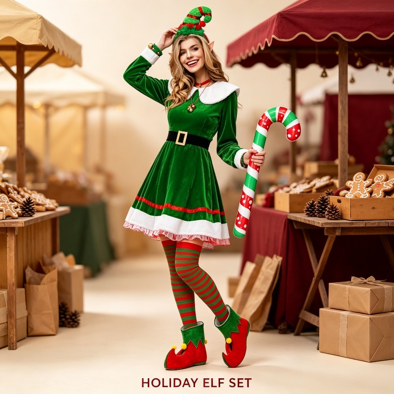 Women Christmas Elf Costume Se - đánh giá và giá Elf Costume Christmas