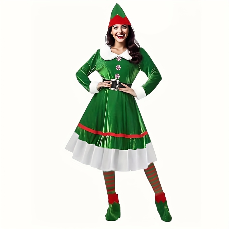 5pcs Christmas Elf Costume Set - đánh giá và giá Elf Costume Christmas