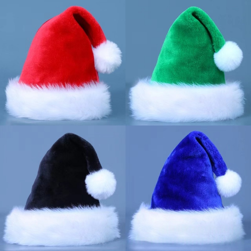 1pcPlush Santa Hats Velvet Chr - đánh giá và giá Santa Hat Plush