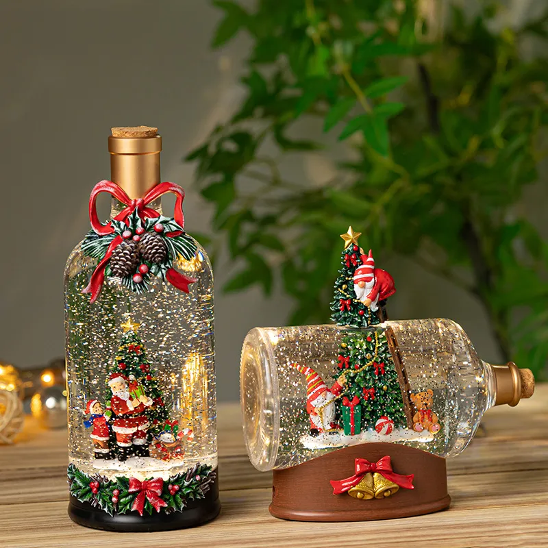 Vintage Christmas Music Box wi - đánh giá và giá Snow Globe Musical