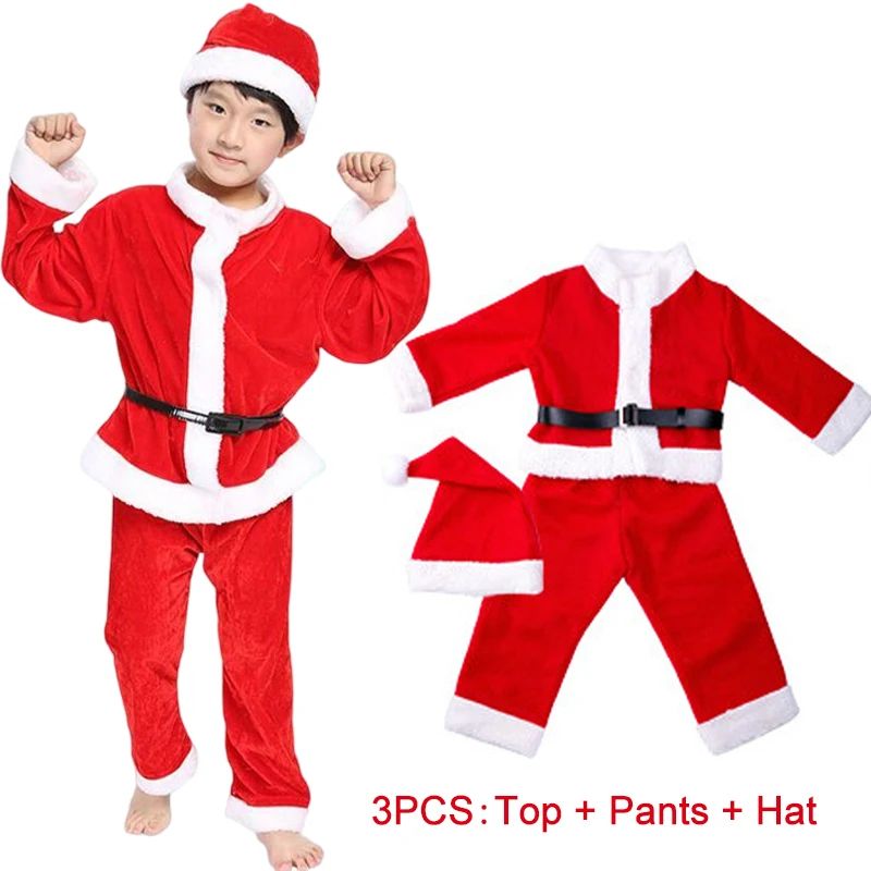 New Year Kids Santa Claus Cost - đánh giá và giá Elf Costume Christmas